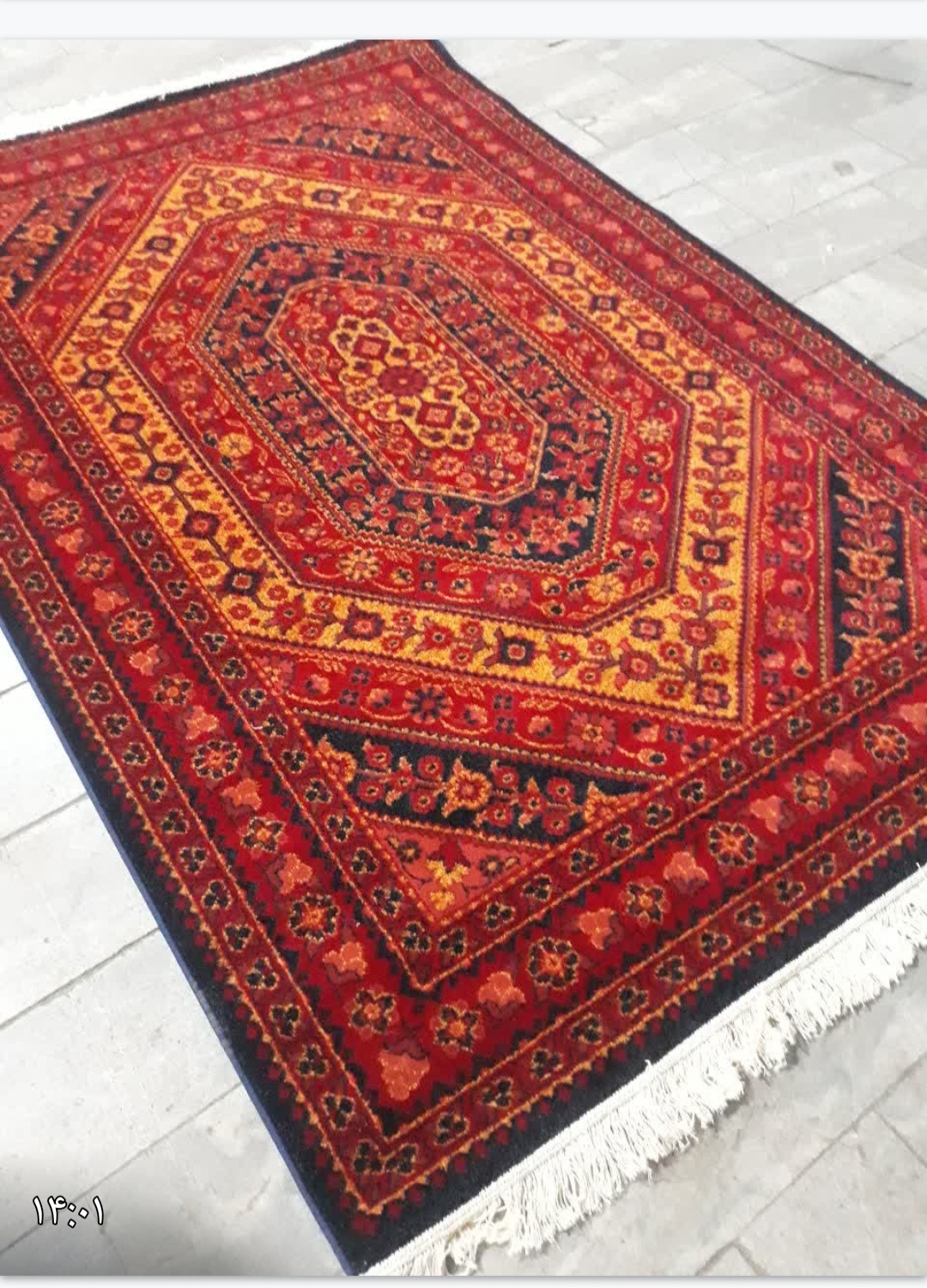 فرش ماشینی 6 متری طرح ستاره کویر یزد، گروه شاهسون